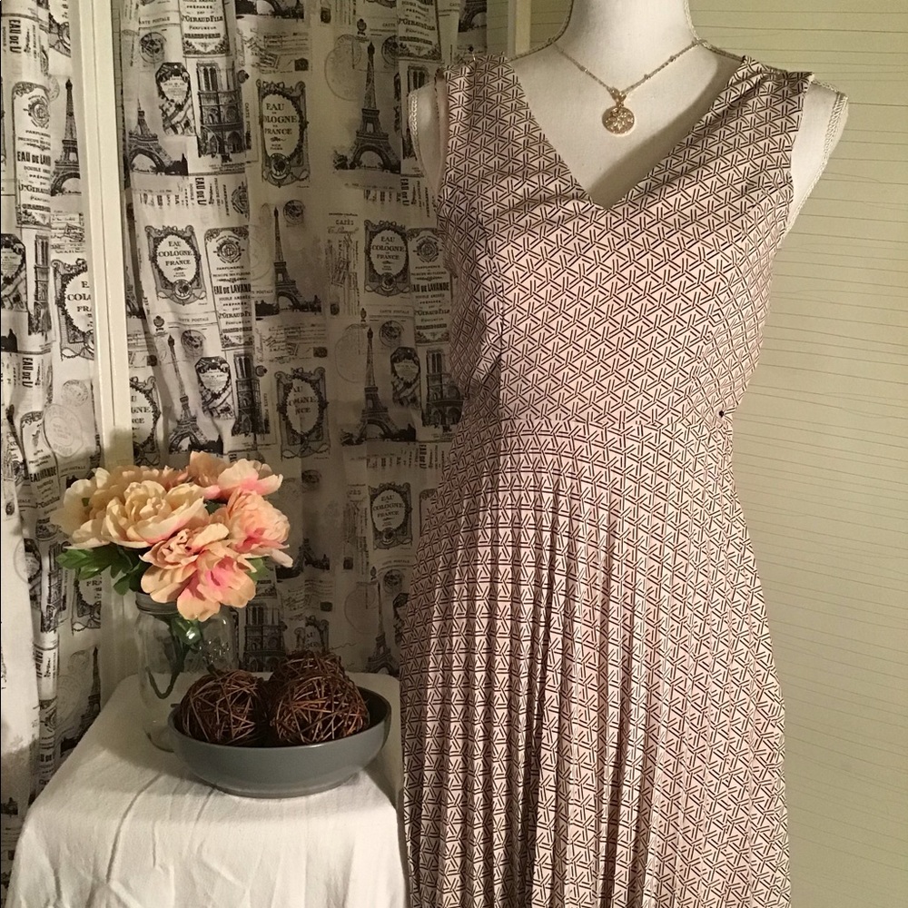 Banana Republic Factory Pleated A- Line Dress
